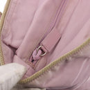 PRADA Hand Bag Nylon Pink Silver Auth 159153-9