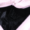 PRADA Hand Bag Nylon Pink Silver Auth 159153-20