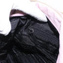 PRADA Hand Bag Nylon Pink Silver Auth 159153-22