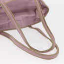 PRADA Hand Bag Nylon Pink Silver Auth 159153-7