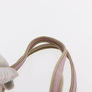 PRADA Hand Bag Nylon Pink Silver Auth 159153-14