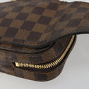 LOUIS VUITTON Damier Ebene Geronimos Umhängetasche N51994 LV Auth 159162-16