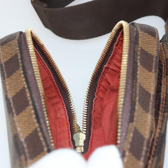 LOUIS VUITTON Damier Ebene Geronimos Umhängetasche N51994 LV Auth 159162