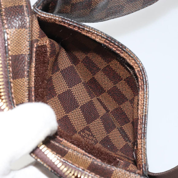 LOUIS VUITTON Damier Ebene Geronimos Umhängetasche N51994 LV Auth 159162