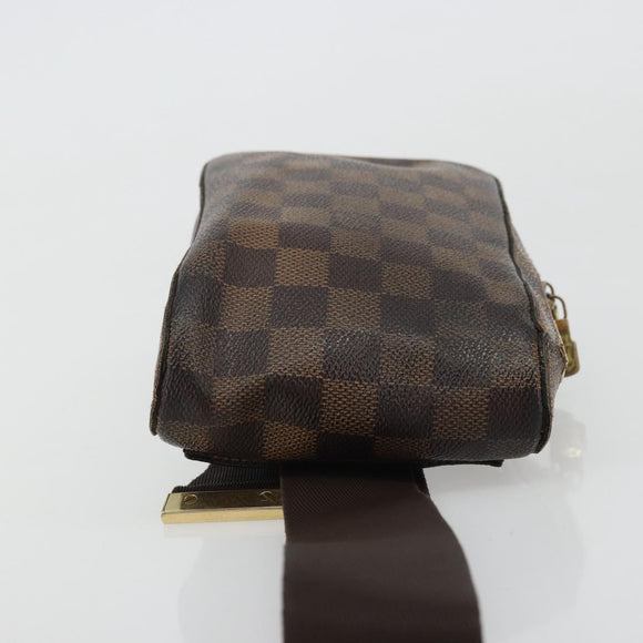 LOUIS VUITTON Damier Ebene Geronimos Umhängetasche N51994 LV Auth 159162