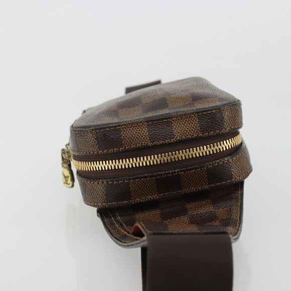 LOUIS VUITTON Damier Ebene Geronimos Umhängetasche N51994 LV Auth 159162