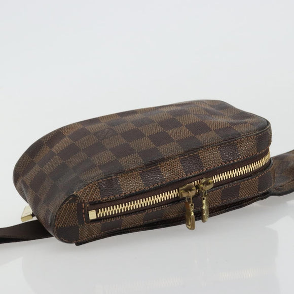 LOUIS VUITTON Damier Ebene Geronimos Umhängetasche N51994 LV Auth 159162