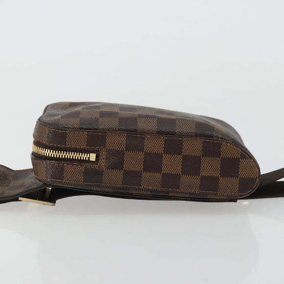 LOUIS VUITTON Damier Ebene Geronimos Umhängetasche N51994 LV Auth 159162