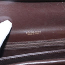 CELINE C Sulky Horse Carriage Shoulder Bag Canvas Beige Gold Auth 159163-11
