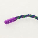 LOUIS VUITTON Brass Friendship Bracelet Leather Blue M0967 LV Auth 159171M-7