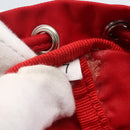 PRADA Pouch Nylon Red Silver Auth 159174-11