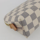 LOUIS VUITTON Damier Azur Pochette Cosmetic PM Pouch N60024 LV Auth 159175-16