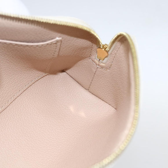 LOUIS VUITTON Damier Azur Pochette Cosmetic PM Pouch N60024 LV Auth 159175