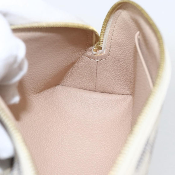 LOUIS VUITTON Damier Azur Pochette Cosmetic PM Pouch N60024 LV Auth 159175