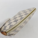LOUIS VUITTON Damier Azur Pochette Cosmetic PM Pouch N60024 LV Auth 159175-5