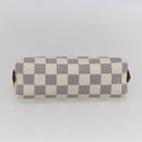 LOUIS VUITTON Damier Azur Pochette Cosmetic PM Pouch N60024 LV Auth 159175-6