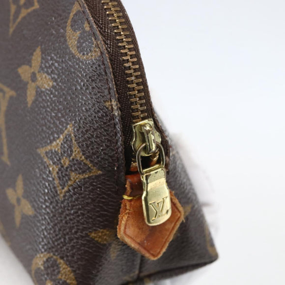 LOUIS VUITTON Monogram Pochette Cosmetic PM Pouch M43998 LV Auth 159176
