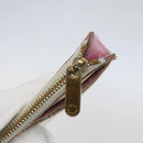 LOUIS VUITTON Multicolor Pochette Cles NM Coin Purse White M93734 LV Auth 159177-9
