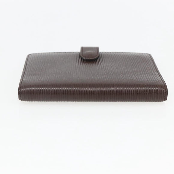 LOUIS VUITTON Epi Agenda PM Day Planner Cover Mocha R2005D LV Auth 159180