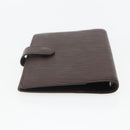 LOUIS VUITTON Epi Agenda PM Day Planner Cover Mocha R2005D LV Auth 159180-5