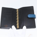 LOUIS VUITTON Epi Agenda PM Day Planner Cover Blue R20055 LV Auth 159181-8