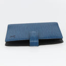 LOUIS VUITTON Epi Agenda PM Day Planner Cover Blue R20055 LV Auth 159181-3