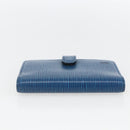 LOUIS VUITTON Epi Agenda PM Day Planner Cover Blue R20055 LV Auth 159181-4
