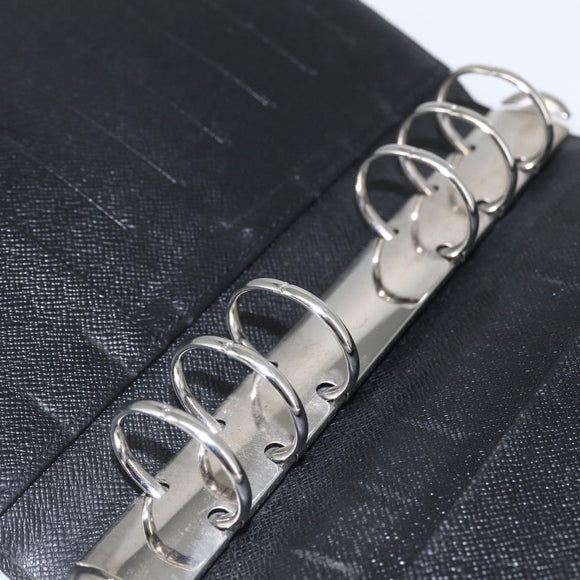 LOUIS VUITTON Damier Graphite Agenda MM Day Planner Cover R20242 LV Auth 159182