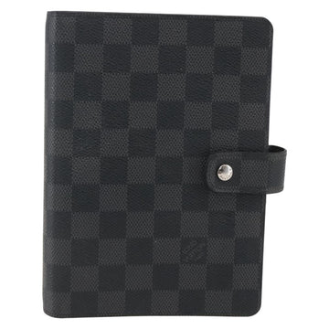 LOUIS VUITTON Damier Graphite Agenda MM Day Planner Cover R20242 LV Auth 159182 - 0