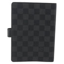 LOUIS VUITTON Damier Graphite Agenda MM Day Planner Cover R20242 LV Auth 159182-3