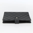 LOUIS VUITTON Damier Graphite Agenda MM Day Planner Cover R20242 LV Auth 159182-4