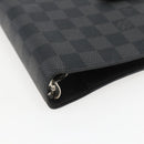 LOUIS VUITTON Damier Graphite Agenda MM Day Planner Cover R20242 LV Auth 159182-9