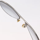 LOUIS VUITTON Conspiration Sunglasses metal Silver LV Auth 159184-9