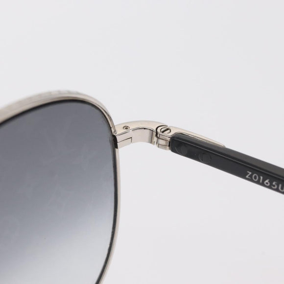 LOUIS VUITTON Conspiration Sunglasses metal Silver LV Auth 159184