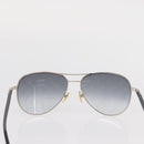LOUIS VUITTON Conspiration Sunglasses metal Silver LV Auth 159184-2