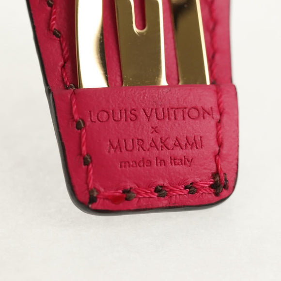 LOUIS VUITTON Set of 2 LV Backstage Mini Barrettes Rose M02377 LV Auth 159185M