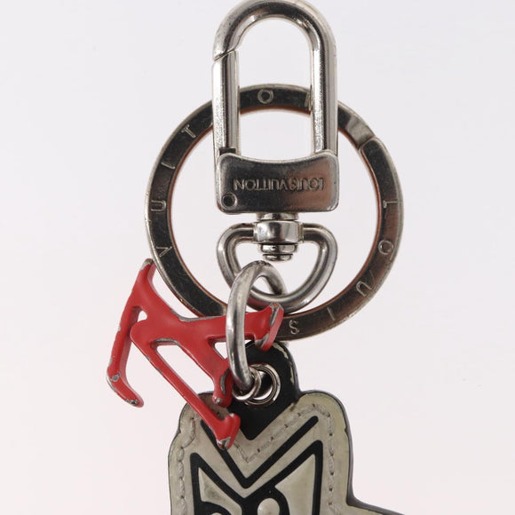 LOUIS VUITTON Porte Cles LV Comics Hammer Key Holder Blue MP3107 LV Auth 159186