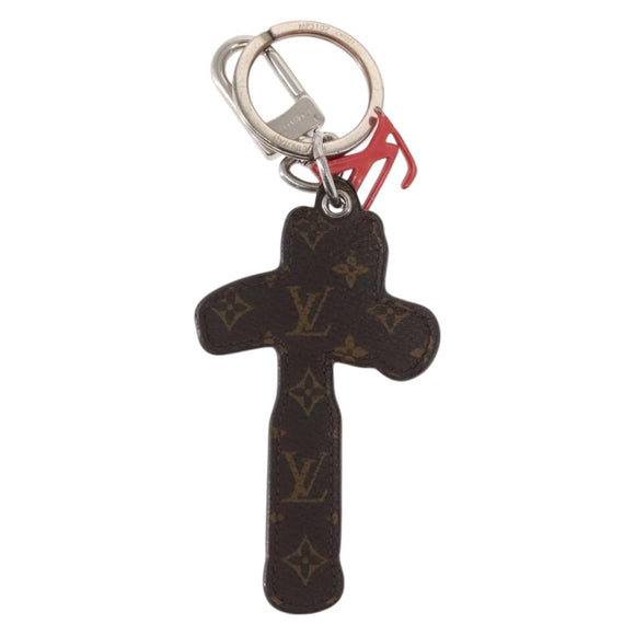 LOUIS VUITTON Porte Cles LV Comics Hammer Key Holder Blue MP3107 LV Auth 159186