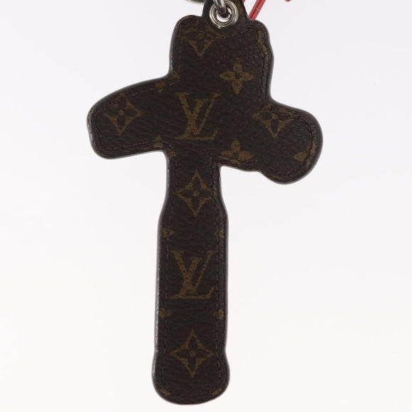 LOUIS VUITTON Porte Cles LV Comics Hammer Key Holder Blue MP3107 LV Auth 159186