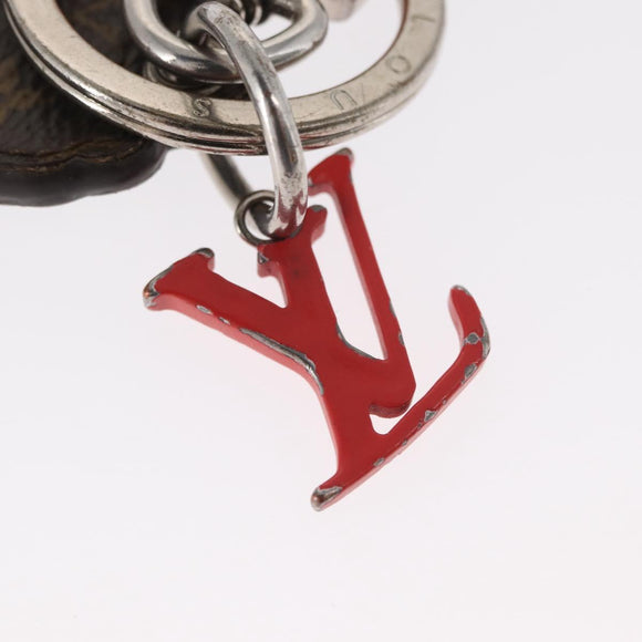 LOUIS VUITTON Porte Cles LV Comics Hammer Key Holder Blue MP3107 LV Auth 159186