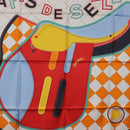 HERMES Carre 90 Scarf Silk ""Tapis de Selle"" Orange Auth 159188-6