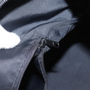 BURBERRY Nova Check Blue Label Tote Bag Nylon Black Silver Auth 159190-20