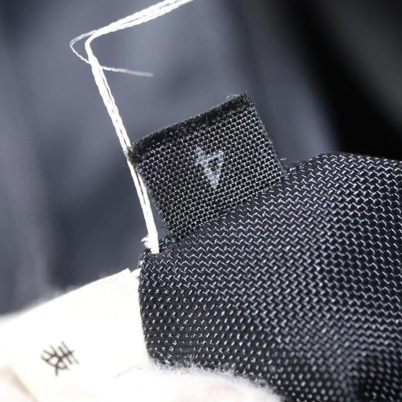 BURBERRY Nova Check Blue Label Tote Bag Nylon Black Silver Auth 159190