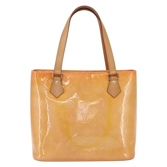 LOUIS VUITTON Monogram Vernis Houston Bag Marshmallow Pink M91302 LV Auth 159207