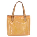LOUIS VUITTON Monogram Vernis Houston Bag Marshmallow Pink M91302 LV Auth 159207-3