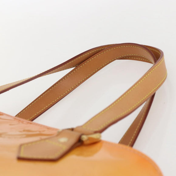 LOUIS VUITTON Monogram Vernis Houston Bag Marshmallow Pink M91302 LV Auth 159207