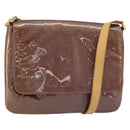 LOUIS VUITTON Monogram Vernis Thompson Street Bag Viole M91095 LV Auth 159208-1