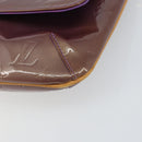 LOUIS VUITTON Monogram Vernis Thompson Street Bag Viole M91095 LV Auth 159208-9