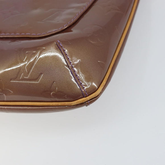 LOUIS VUITTON Monogram Vernis Thompson Street Bag Viole M91095 LV Auth 159208