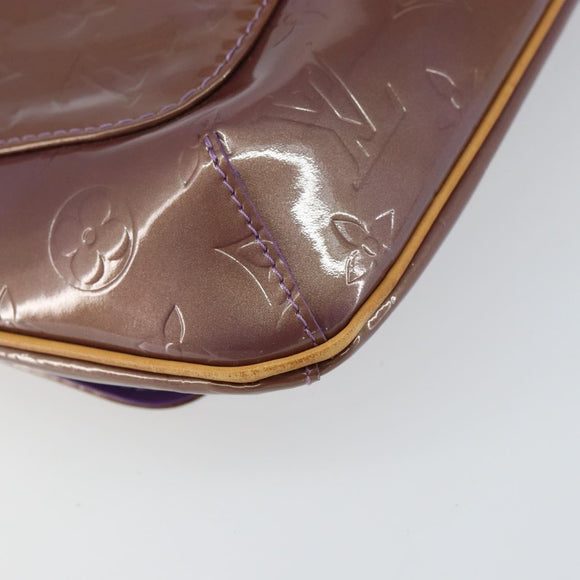 LOUIS VUITTON Monogram Vernis Thompson Street Bag Viole M91095 LV Auth 159208